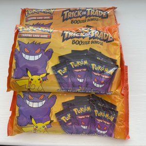 Pokemon TCG Trick or Trade BOOster Bundle Lot of 3 packs